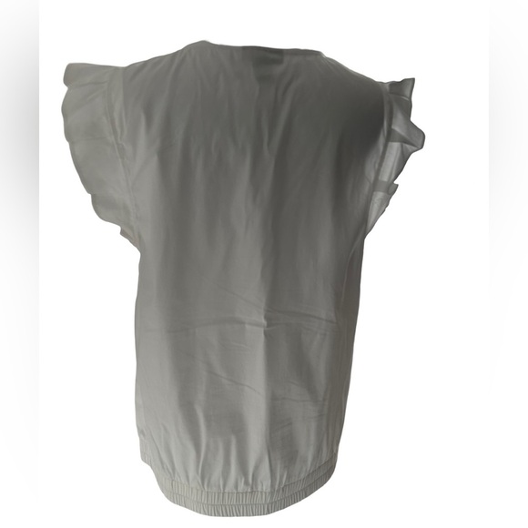 Halogen White short sleeve Dress shirt medium - Picture 3 of 6